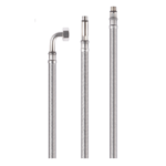 Racord flexibil Tucai otel inoxidabil monocomanda 1/2 80 cm-0