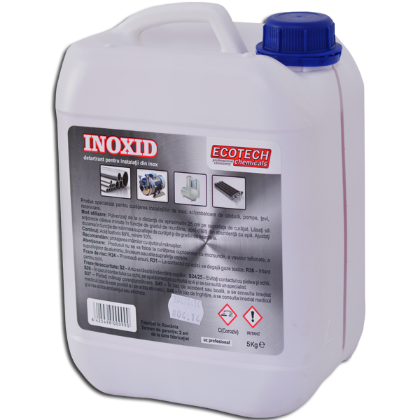 Detartrant spumogen inox Inoxid bidon 5 kg-0