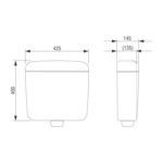 Rezervor WC Vision-1396