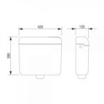 Rezervor WC Laguna-1397