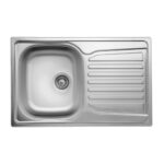 Chiuveta cu o cuva 49x77 cm, satinat, texturat