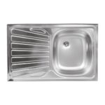 Chiuveta cu o cuva 50x80 cm, satinat