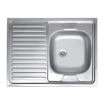 Chiuveta cu o cuva 60x80 cm, texturat