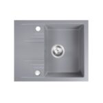 Chiuveta bucatarie simpla 58x48 cm, gri