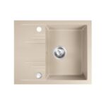Chiuveta bucatarie simpla 58x48 cm, nisip