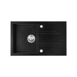 Chiuveta bucatarie simpla 78x48 cm, grafit