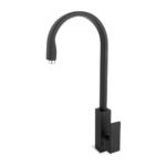 Baterie stativa bucatarie cu pipa inalta Zicco Black