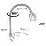 Baterie stativa lebada flexibila Hydrotech - imagine 6
