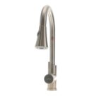 Baterie stativa lebada Hydro inox SUS 304 pipa fixa, dus extractibil - imagine 4