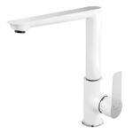 Baterie bucatarie stativa Adore White/Chrome