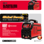 Invertor de sudura MMA, Global Dawer, 250 A, 2.5 - 4 mm - imagine 6