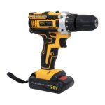 Masina de gaurit si insurubat cu 2 acumulatori Mustang 26 V, 10 mm, cutie transport - imagine 3