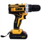 Masina de gaurit si insurubat cu 2 acumulatori Mustang 26 V, 10 mm, cutie transport - imagine 4