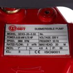 Pompa submersibila, DDT QDX20, 550 W cu plutitor, adancime de absorbtie 20 m, cablu de alimentare 8m - imagine 4