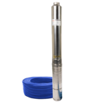 Pompa submersibila de mare adancime 11 turbine DDT, 4SDM3-11, 1800 W, 150 m inaltime, 8 mc/h, 1.25", 30 m cablu - imagine 2