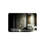 Oglinda LED Senzor Filia Sistem Dezaburire Lupa Cosmetica Ceas 100x60 cm Colectia Marcello Funghi - imagine 2