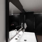 Oglinda LED Senzor Filia Sistem Dezaburire Lupa Cosmetica Ceas 100x60 cm Colectia Marcello Funghi - imagine 3