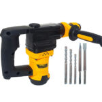 Ciocan rotopercutor profesional, Mustang, 1580 W, 3000 rpm, 3.5 J, Galben/Negru