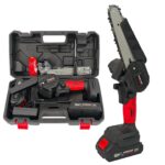 Fierastrau de mana (mini fierastrau) DDT-CRISTAL, 24V, 2Ah, Lama&Lant 6", 2 acumulatori, Incarcator, Geanta de transport