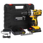 Masina de gaurit si insurubat cu 2 acumulatori Mustang 26 V, 10 mm, cutie transport