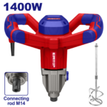 Mixer electric 1400W, cutie viteze din aluminiu, set extra perii motor, tel inclus - EMXR14001, EMTOP