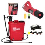 Set Pompa de stropit cu acumulator +manuala DDT 16L,2in 1 lance telescopica + Atomizor electric portabil DDT,conceputa pentru stropirea pomilor si a gradinii