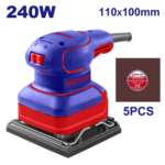 Slefuitor electric cu vibratie, 240W, baza 110x100mm - EFSR24101, EMTOP