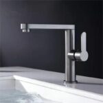 Baterie Lavoar, Alama Sanitara, Negru, 9107H - imagine 5