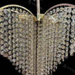 Candelabru Cristal CONWY Eleganza, 4xE27, Diametru 47cm, Auriu - imagine 3