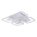 Lustra LED cu telecomanda FELIX 107W, 5 Patrate, lumina Rece/Calda/Neutra, Dimabila, Alb - imagine 5