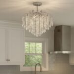 Candelabru Cristal EDINBURGH Eleganza, 5xE27, Diametru 47cm, Crom Lucios - imagine 4