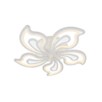 Lustra LED cu telecomanda GLORIOSA 95W, 5 Petale, lumina Rece/Calda/Neutra, Dimabila, Alb - imagine 5