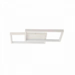 Lustra LED cu telecomanda LANDYN 62W, 2 Patrate, lumina Rece/Calda/Neutra, Dimabila, Alb - imagine 5