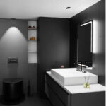 Oglinda LED Rectangulara, 60x80cm, Rayonnement MotionGlow Marcello, Sistem Dezaburire, Ceas & Termometru, Dimabila - imagine 3