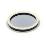 Lustra LED SOLENA ROTONDA 13W, Diametru 25cm, lumina Rece/Calda/Neutra, Alb Negru - imagine 5