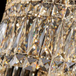 Candelabru Cristal LED cu Telecomanda Regalis, Lungime 58cm, Crom Lucios, Inaltime Reglabila - imagine 5