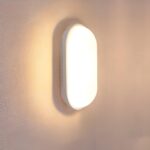 Aplica LED de Exterior, 12W, IP65, Metal, Alb - imagine 4