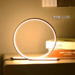 Veioza LED 30W, Lumina Rece/Calda/Neutra, Metal si Acril, Negru - imagine 3