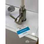 Baterie cu Pipa Flexibila, Inox SUS304, Satinat si Alb, CF025WH - imagine 4