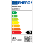 Lustra LED CRINELLA 44W, Diametru 23cm, lumina Rece/Calda/Neutra, Negru - imagine 5
