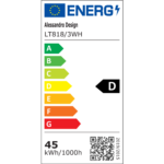 Lustra LED cu telecomanda LUCY 45W, 3 Cercuri, lumina Rece/Calda/Neutra, Dimabila, Alb - imagine 4