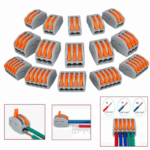 Conector pentru Lustra / Oglinda LED - Rapid, 2 Poli, Instalare Fara Surub - imagine 3