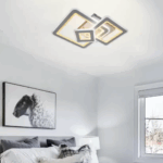 Lustra LED cu Telecomanda Hortensia 190W Dimabila Alb