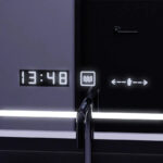 Oglinda LED Rectangulara, 90x60cm, Sole Senzor Marcello, Sistem Dezaburire, Ceas & Termometru, Dimabila - imagine 3