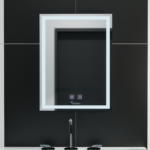 Oglinda LED Rectangulara, 60x80cm, Nox Touch, Sistem Dezaburire, Dimabila