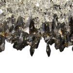 Candelabru LED Cristal LLC212/400BU Rotund, 22W, Lumina Rece/Calda/Neutra, Cristale, Crom Lucios - imagine 4