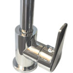 Baterie Bucatarie Inox, Crom, Pipa Rotativa, Inalta WH207 - imagine 3