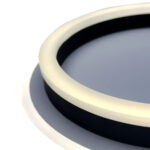 Lustra LED SOLENA ROTONDA 13W, Diametru 25cm, lumina Rece/Calda/Neutra, Alb Negru - imagine 4