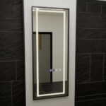 Oglinda LED Rectangula, 60x150cm, Bianca Senzor Radar Marcello, Sistem Dezaburire, Ceas & Termometru, Dimabila, Dressing Couture - imagine 4
