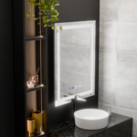 Oglinda LED Rectangulara, 60x80cm, Verite MotionGlow Marcello, Sistem Dezaburire, Ceas & Termometru, Dimabila - imagine 4